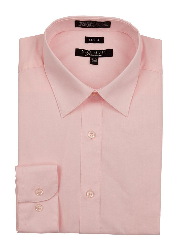 Pink Slim Fit Dress Shirt