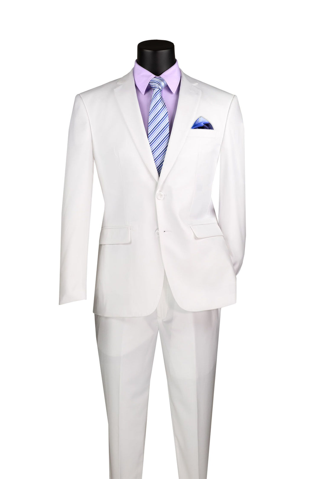 White 2 Piece Slim Fit Suit