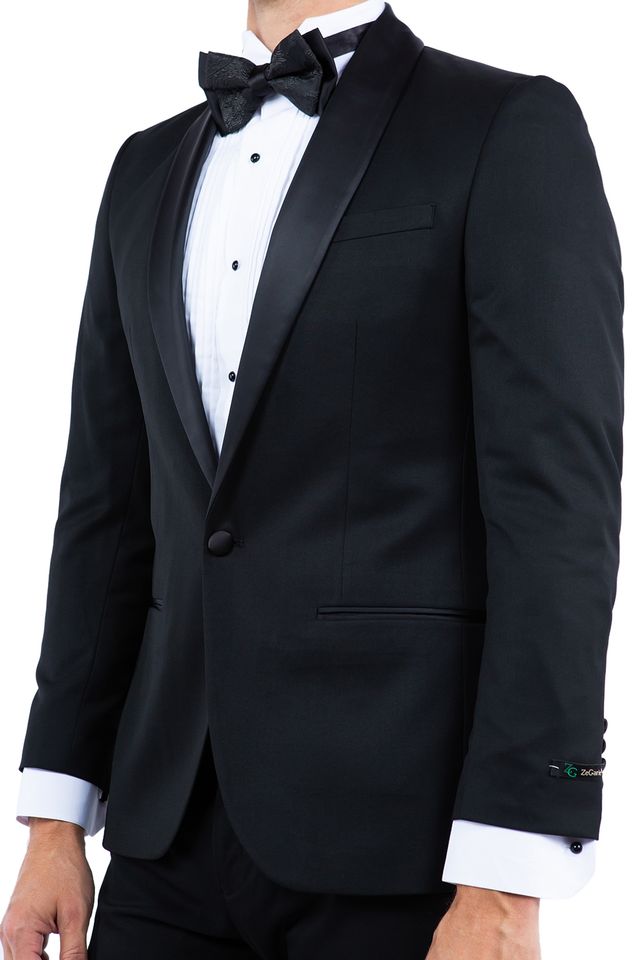 Black Slim Fit Tuxedo