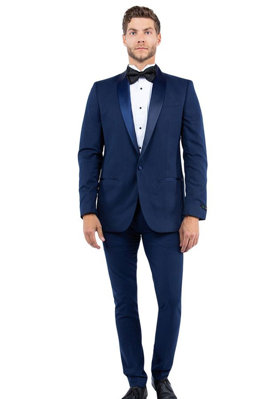Navy Blue Slim Fit Tuxedo
