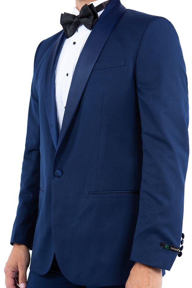 Navy Blue Slim Fit Tuxedo