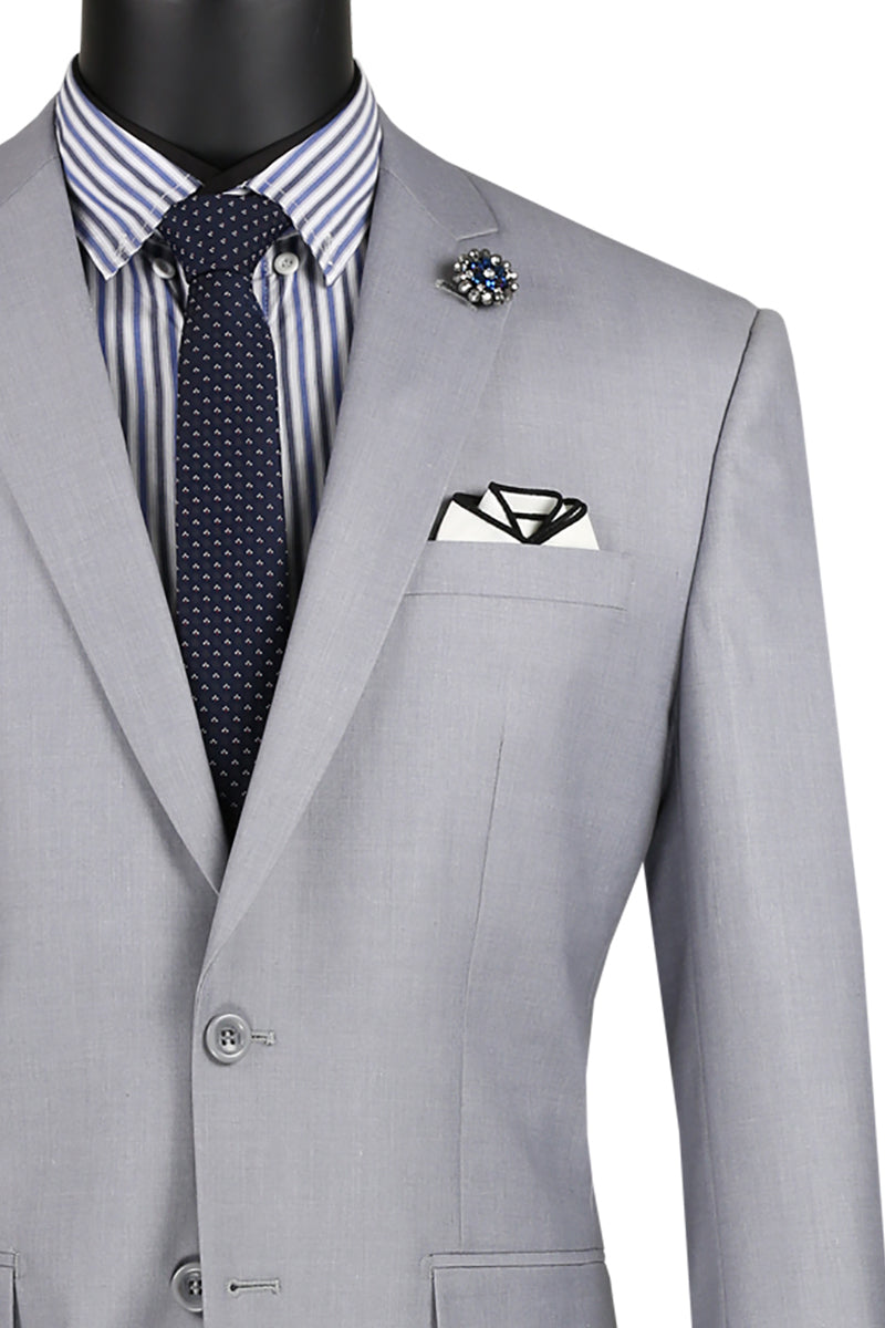 Light Grey Slim Fit Suit