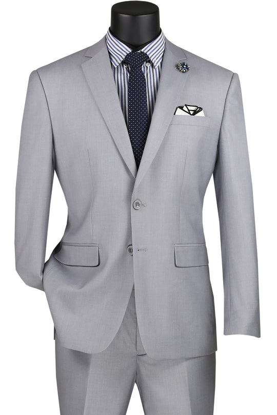 Light Grey Slim Fit Suit